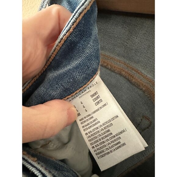 AE Real Good Upcycled Ne(x)t Level Ripped High Waisted Jegging Size 4 Short EUC - Picture 5 of 6